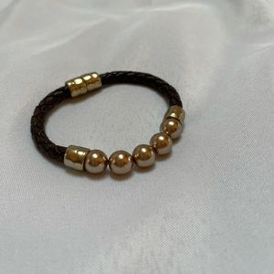 Mixed media bracelet